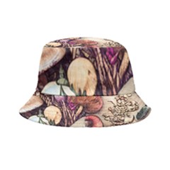 Dainty Mushroom Pendant Inside Out Bucket Hat