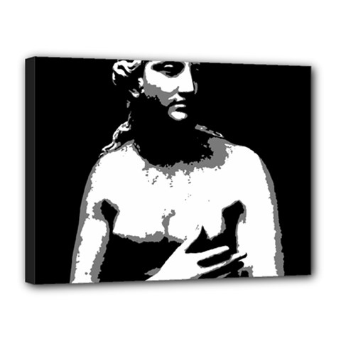 Aphrodite Sculpture Graphic Illustration Canvas 16  X 12  (stretched) by dflcprintsclothing