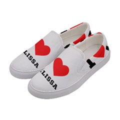 I Love Melissa Women s Canvas Slip Ons by ilovewhateva