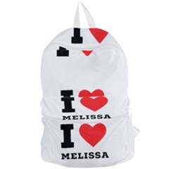 I Love Melissa Foldable Lightweight Backpack by ilovewhateva