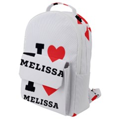 I Love Melissa Flap Pocket Backpack (small) by ilovewhateva