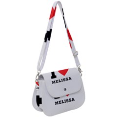 I Love Melissa Saddle Handbag by ilovewhateva