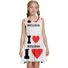 I Love Melissa Kids  Sleeveless Tiered Mini Dress by ilovewhateva