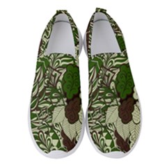 Texture Ornament Pattern Seamless Paisley Women s Slip On Sneakers