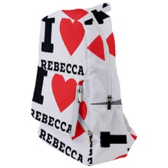 I Love Rebecca Travelers  Backpack by ilovewhateva