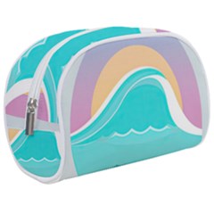 Tsunami Tidal Wave Wave Minimalist Ocean Sea Make Up Case (medium) by Pakemis