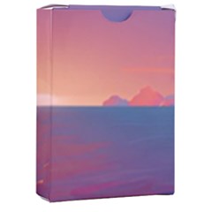 Sunset Ocean Beach Water Tropical Island Vacation Nature Playing Cards Single Design (rectangle) With Custom Box by Pakemis