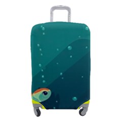 Ai Generated Ocean Sea Fish Aquatic Water Nature 5 Luggage Cover (small) by Pakemis