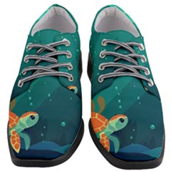 Ai Generated Ocean Sea Fish Aquatic Water Nature 5 Women Heeled Oxford Shoes by Pakemis