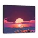 Sunset Ocean Beach Water Tropical Island Vacation 5 Deluxe Canvas 24  x 20  (Stretched) View1
