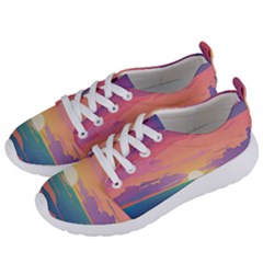 Sunset Ocean Beach Water Tropical Island Vacation 4 Women s Lightweight Sports Shoes by Pakemis