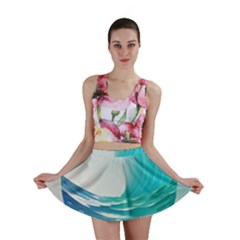 Tsunami Tidal Wave Wave Minimalist Ocean Sea 2 Mini Skirt