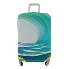 Tsunami Tidal Wave Wave Minimalist Ocean Sea 2 Luggage Cover (small) by Pakemis