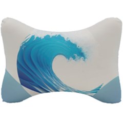 Wave Tsunami Tidal Wave Ocean Sea Water Seat Head Rest Cushion