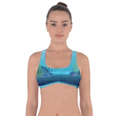 Intro Youtube Background Wallpaper Aquatic Water 2 Got No Strings Sports Bra by Pakemis