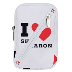 I Love Sharon Belt Pouch Bag (small) by ilovewhateva