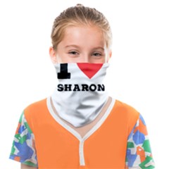 I Love Sharon Face Covering Bandana (kids) by ilovewhateva
