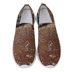 Rustic Charm Abstract Print Women s Slip On Sneakers by dflcprintsclothing