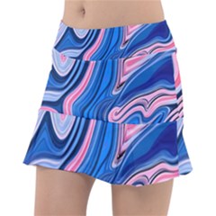 Abstract Liquid Art Pattern Classic Tennis Skirt by GardenOfOphir