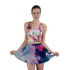 Fluid Art Pattern Mini Skirt by GardenOfOphir