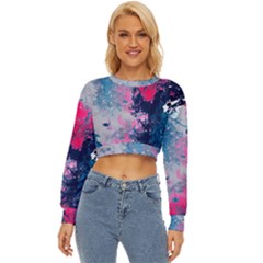 Fluid Art Pattern Lightweight Long Sleeve Sweatshirt by GardenOfOphir