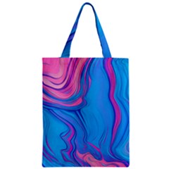 Liquid Background Pattern Zipper Classic Tote Bag by GardenOfOphir