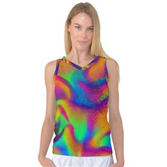 Fluid Background Pattern Women s Basketball Tank Top by GardenOfOphir