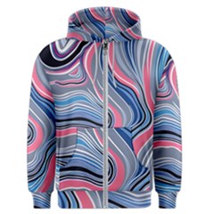 Fluid Abstract Art Men s Zipper Hoodie by GardenOfOphir