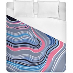 Fluid Abstract Art Duvet Cover (california King Size) by GardenOfOphir