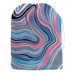 Fluid Abstract Art Drawstring Pouch (3xl) by GardenOfOphir