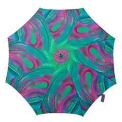 Fluid Art Background Hook Handle Umbrellas (small) by GardenOfOphir