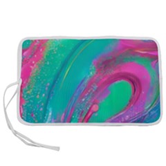 Fluid Art Background Pen Storage Case (m) by GardenOfOphir