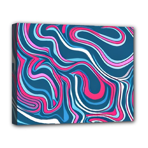 Liquid Art Pattern Deluxe Canvas 20  X 16  (stretched) by GardenOfOphir
