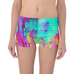 Fluid Background Reversible Boyleg Bikini Bottoms by GardenOfOphir