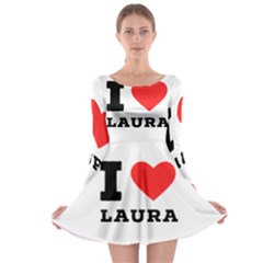 I Love Laura Long Sleeve Skater Dress by ilovewhateva