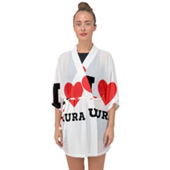 I Love Laura Half Sleeve Chiffon Kimono by ilovewhateva