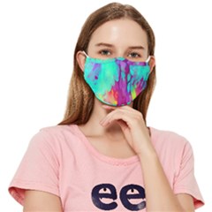 Fluid Background Fitted Cloth Face Mask (adult) by GardenOfOphir