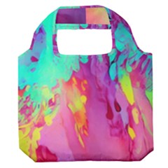 Fluid Background Premium Foldable Grocery Recycle Bag by GardenOfOphir