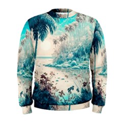 Tropical Winter Tropical Winter Landscape Men s Sweatshirt by Pakemis