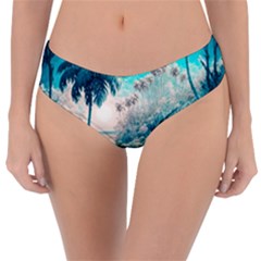 Tropical Winter Tropical Winter Landscape Reversible Classic Bikini Bottoms by Pakemis