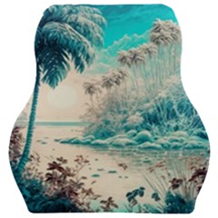 Tropical Winter Tropical Winter Landscape Car Seat Velour Cushion  by Pakemis