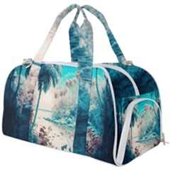 Tropical Winter Tropical Winter Landscape Burner Gym Duffel Bag by Pakemis