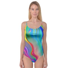 Fluid Art - Contemporary And Flowy Camisole Leotard  by GardenOfOphir