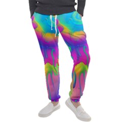 Liquid Art Pattern - Fluid Art - Marble Art - Liquid Background Men s Jogger Sweatpants by GardenOfOphir