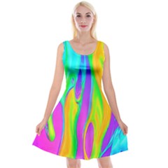 Fluid Background - Fluid Artist - Liquid - Fluid - Trendy Reversible Velvet Sleeveless Dress by GardenOfOphir