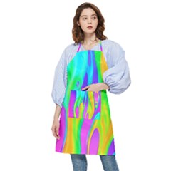 Fluid Background - Fluid Artist - Liquid - Fluid - Trendy Pocket Apron by GardenOfOphir