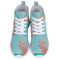 Beach Ocean Flowers Floral Flora Plants Vacation Women s Lightweight High Top Sneakers by Pakemis