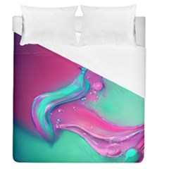 Marble Background - Abstract - Artist - Artistic - Colorful Duvet Cover (queen Size) by GardenOfOphir