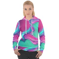 Marble Background - Abstract - Artist - Artistic - Colorful Women s Overhead Hoodie by GardenOfOphir