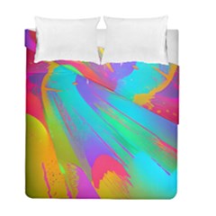 Curvy Contemporary - Flow - Modern - Contemporary Art - Beautiful Duvet Cover Double Side (full/ Double Size)